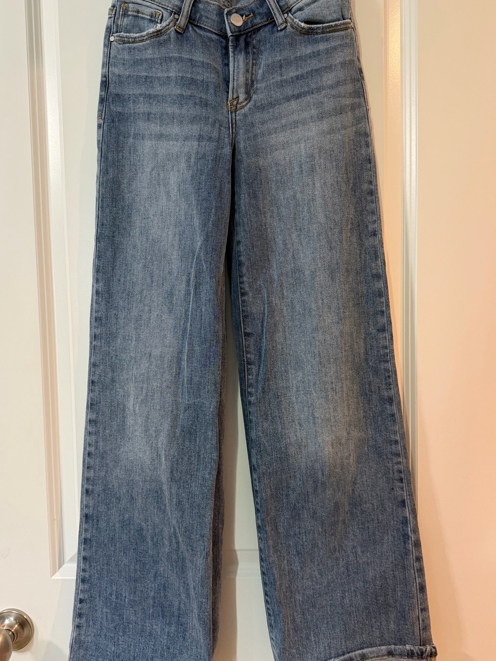 Risen Jeans High-Rise Blue Denim Jeans